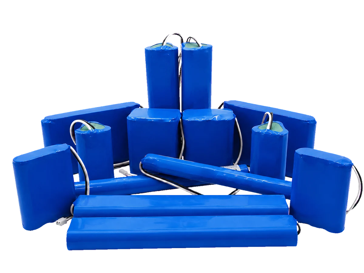 GTD various forms of blue lithium-ion battery pack combinations